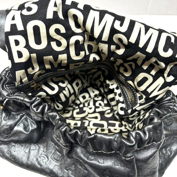 Marc Jacobs large leather fold-over shoulder bag - Picture 6 of 9